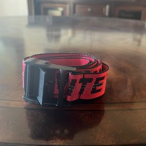 Red Off-White Industrial Belt